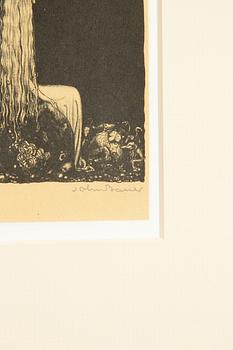 John Bauer, "Prinsessan och småtrollen".