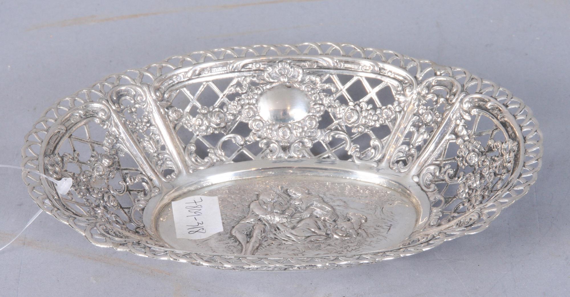 GALLERSKÅL, silver, 1900-tal.