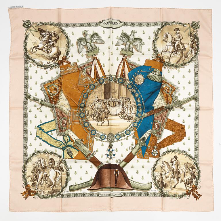 Hermès, scarf, "Napoléon".