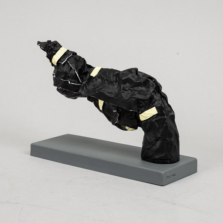 Carl-Fredrik Reuterswärd/ The Non-Violence Project Foundation,  a polyresin sculpture 2017, Certificate numbered 24/30.