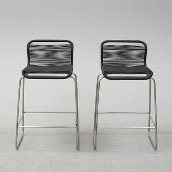 A pair of 'Tivoli' chairs by Verner Panton.
