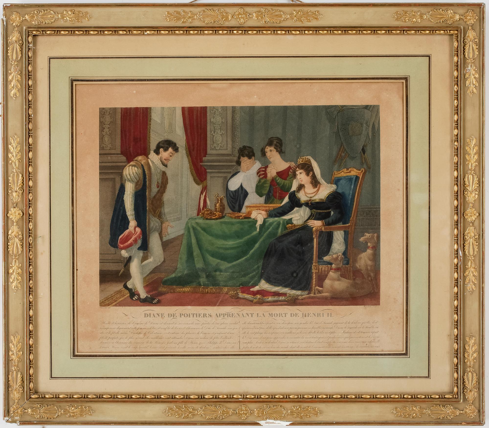 OKÄND KONSTNÄR, gravyrer, Beaudran, 1800-tal.