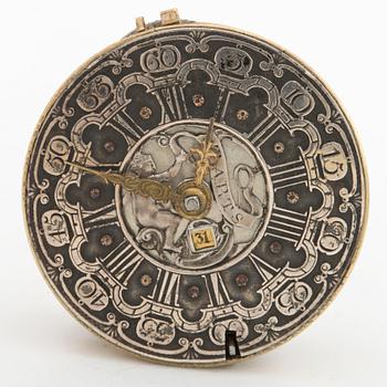 J Tarts pocket watch London 18th century mid / latter part, ca 42 mm.
