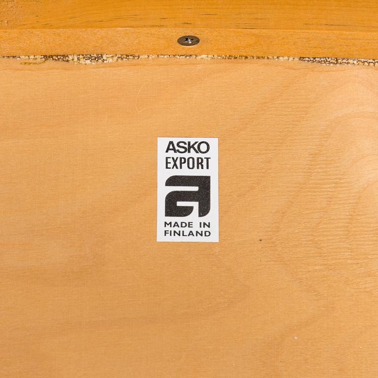 Esko Pajamies, a set of four 1970s 'Palermo' chairs for Asko, Finland.