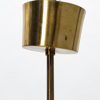 Carl Fagerlund, a glass and brass ceiling light, 1960's/70's.