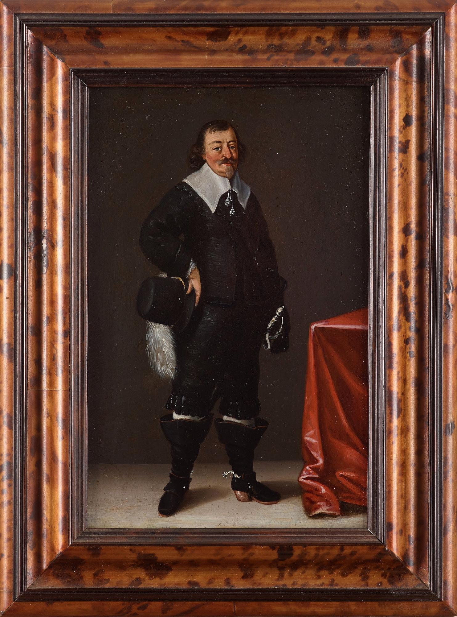 Jan Cornelisz Verspronck Circle of, Portrait of a gentleman dressed in black.