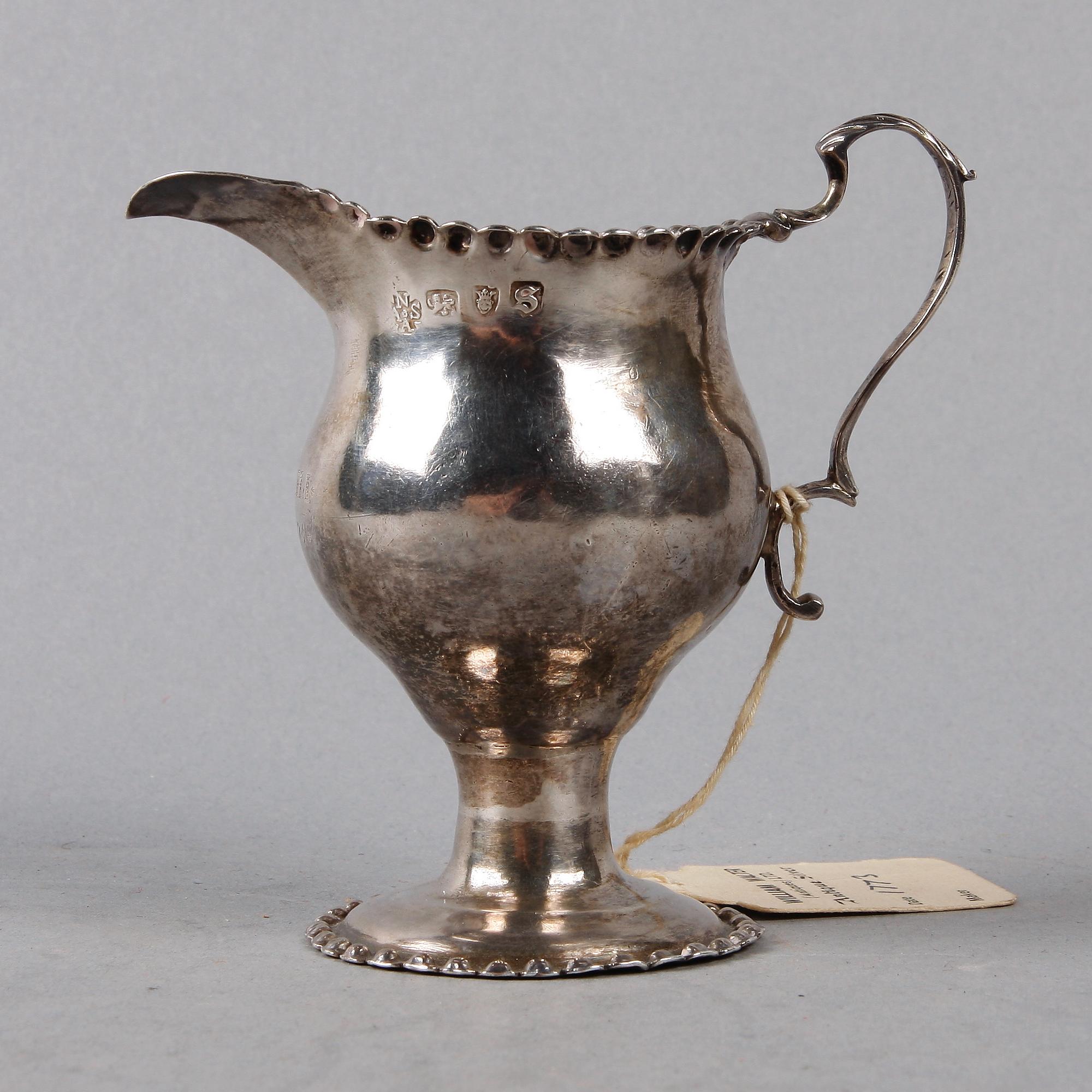 KANNA, silver, Nathaniel Appleton & Ann Smith, London, England, 1773.