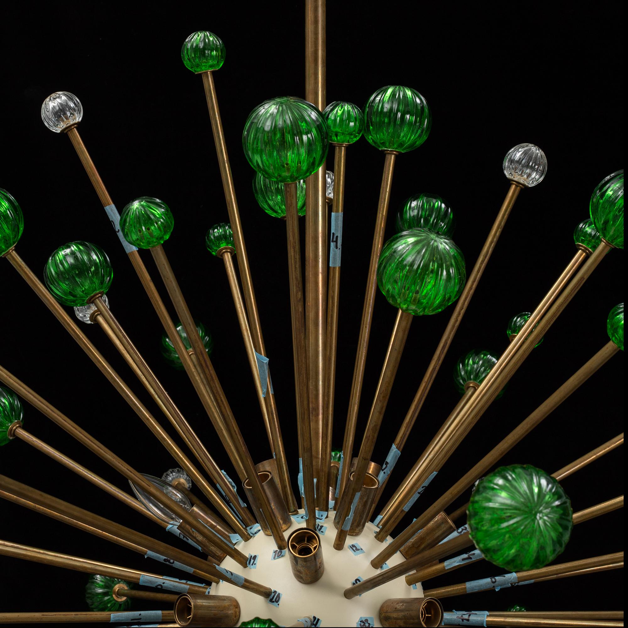 Emil Stejnar, ceiling lamp,  "Snowball / Sputnik.