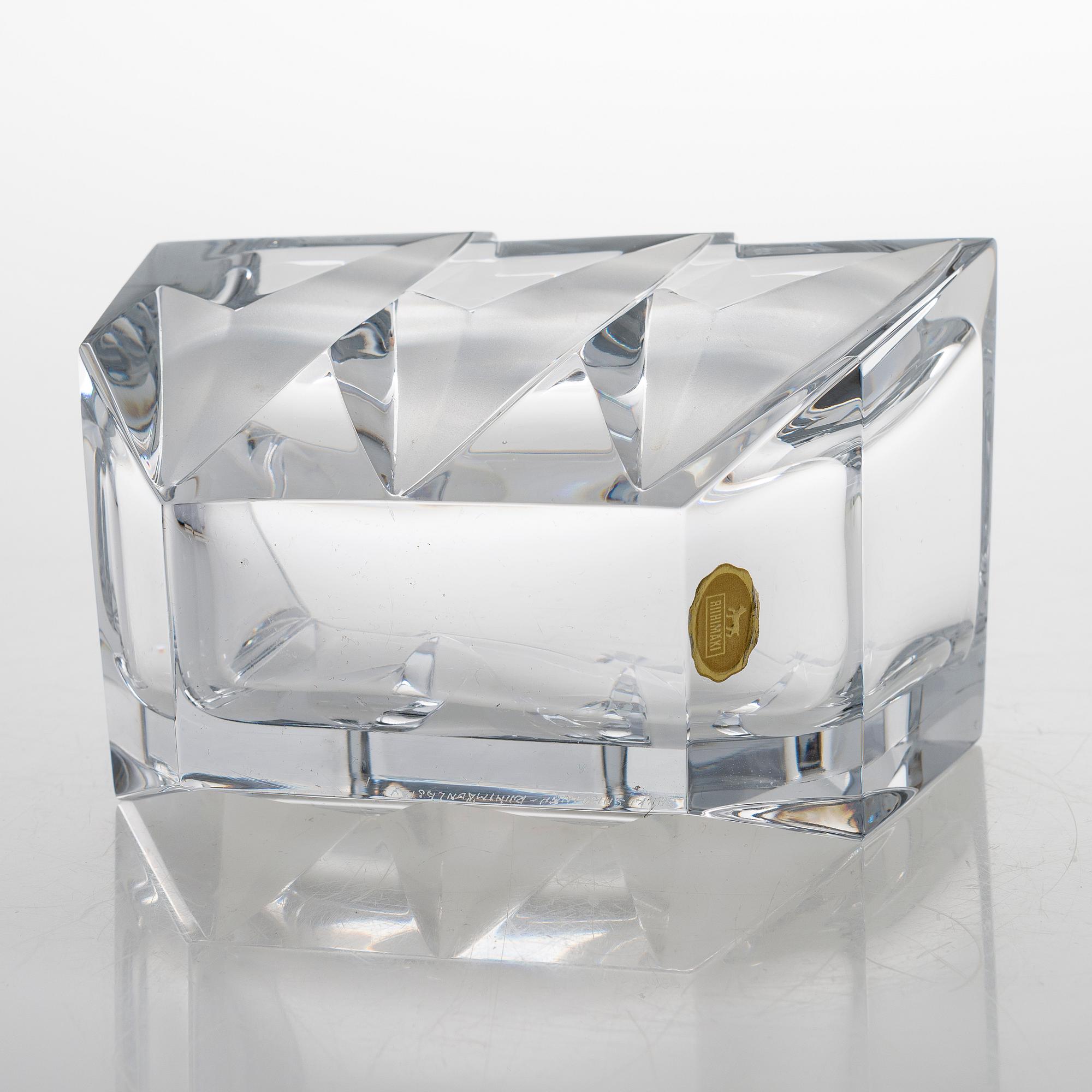 ERKKITAPIO SIIROINEN, a 'Hakas-malja' art glass signed Erkki Siiroinen Riihimäen Lasi Oy.