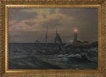 OTTO JANSSON, olja på duk, signerad.