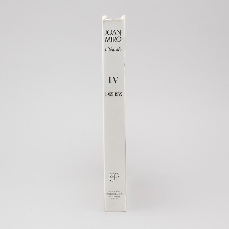 A book, "Joan Miró, Lithografo IV, 1969-1972", 1982.