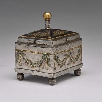 A Steel Sewing Box, Tula, probably early 19th century.