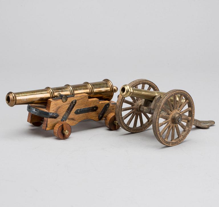 Two table cannons, 2000-century.