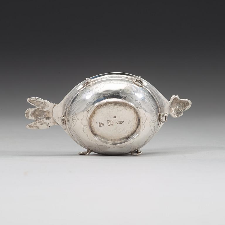 A Swedish 18th century silver drinking-cup, marks of Olof Löfvander d.ä., Luleå 1752.