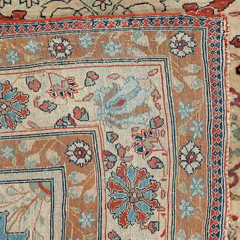 RUG. Antique/Semi-antique Kashan so called Motachem. 219,5 x 134,5 cm.