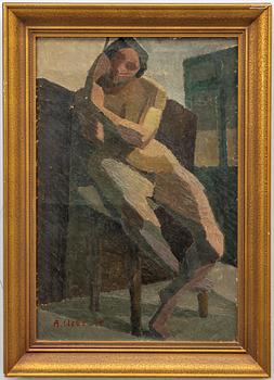 Agnes Cleve, Translation: "Seated model".
