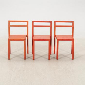 Boris Berlin & Poul Christiansen (Komplot design), chairs 7 pcs "Non" for Källemo 2000s.