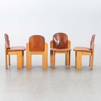 SILVIO COPPOLA, Stolar, 4 st, för Fratelli Montina, Italien, 1970-tal.