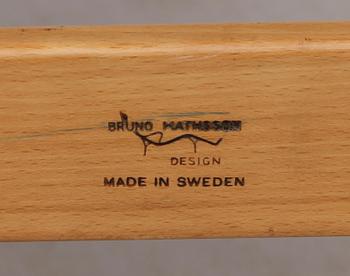 FÅTÖLJ, "Eva hög", Bruno Mathsson, 1900-talets andra hälft.