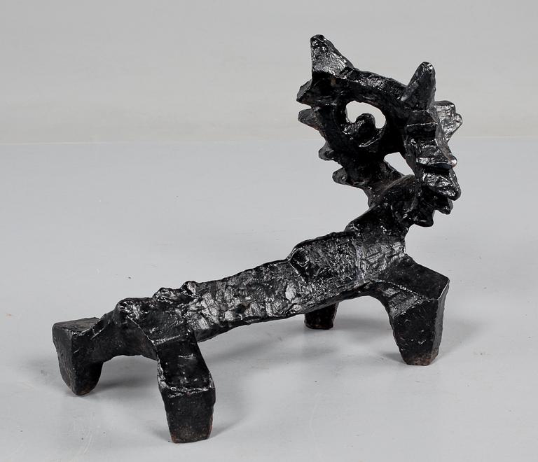 ELDHUND, gjutjärn, Olle Hermansson, Husqvarna, 1960-tal.