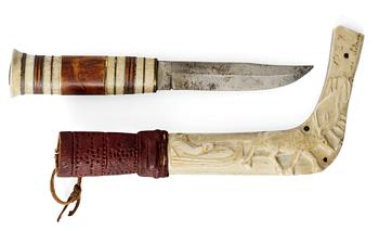 1018. A Laplandish knife by N N Skum 1922.