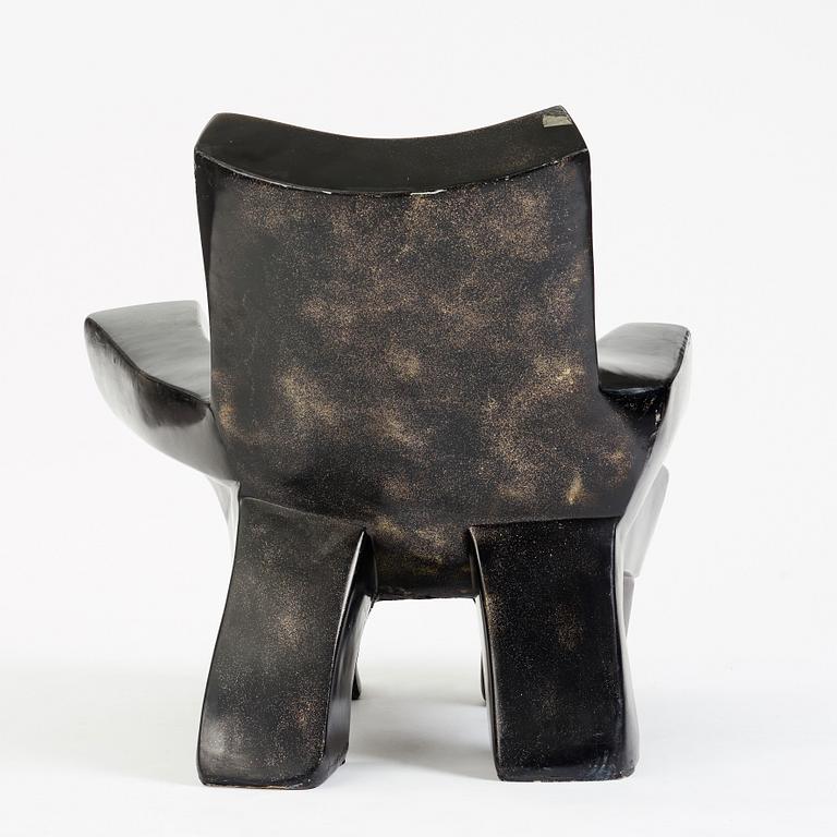 Philippe Zunino, a unique easy chair/ sculpture, France, 1980's.