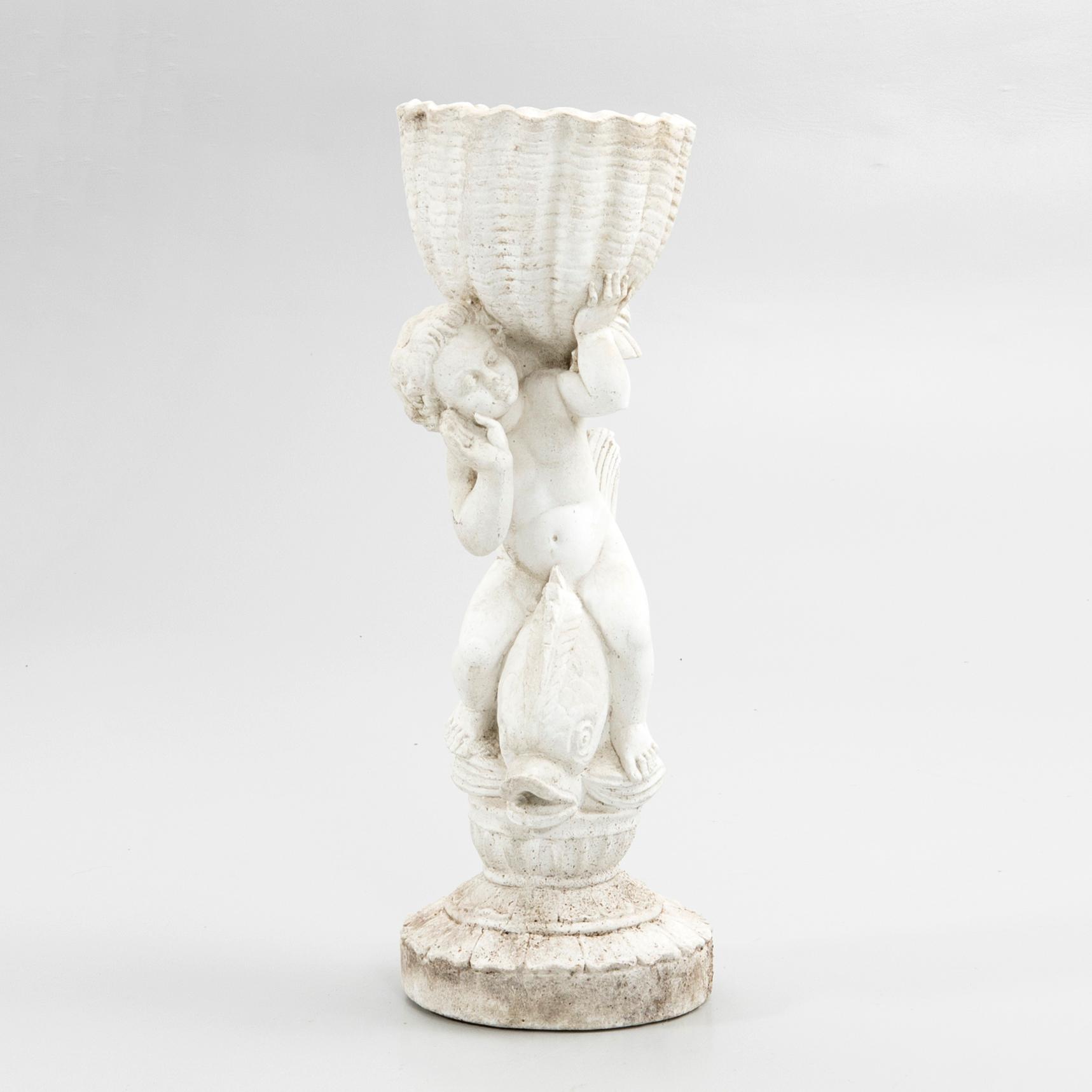 Pedestal with outer casing, 20th century.