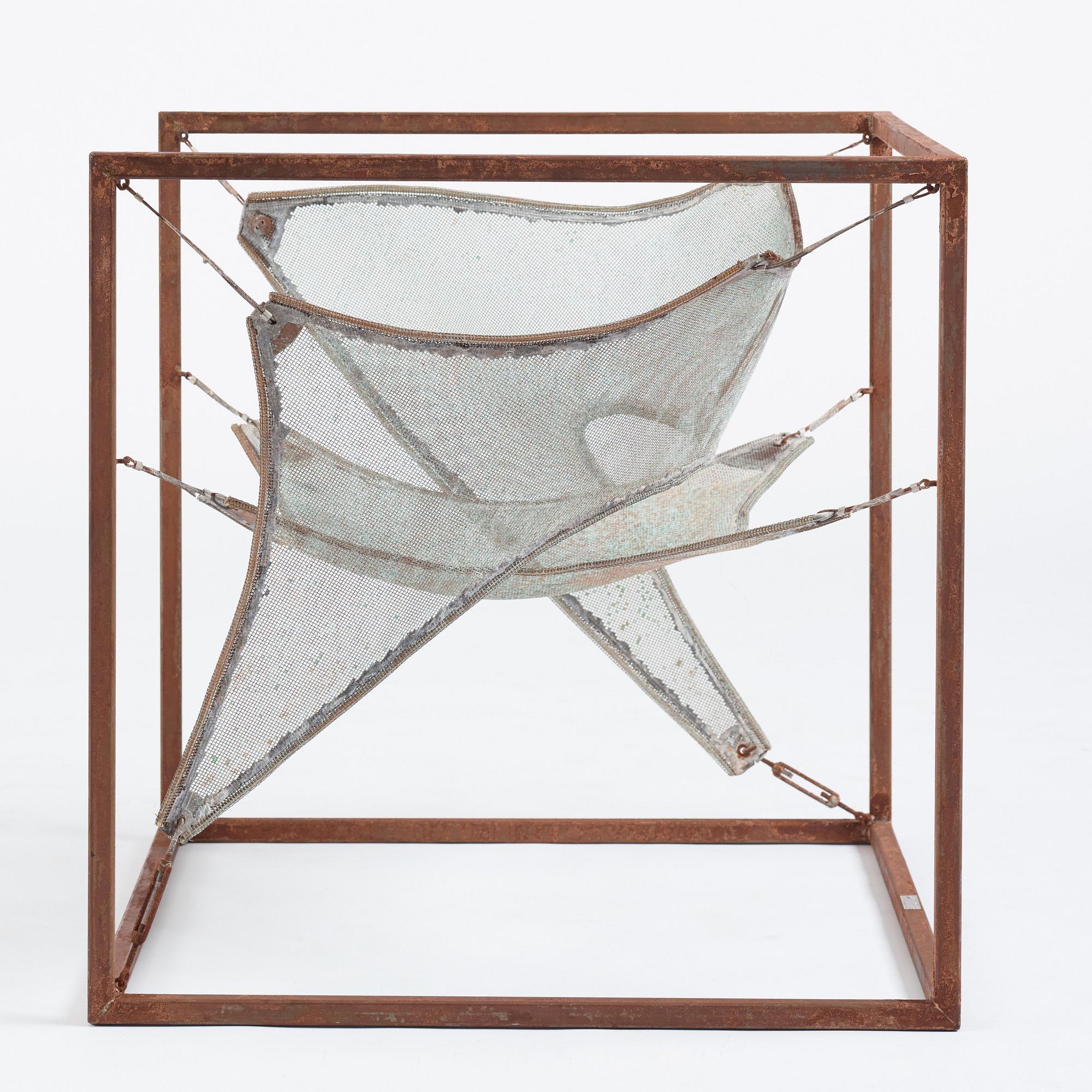 Sigurdur Gustafsson, an easy chair / sculpture, 'Wind', ed. 30/33, Källemo, Sweden, post 2003.