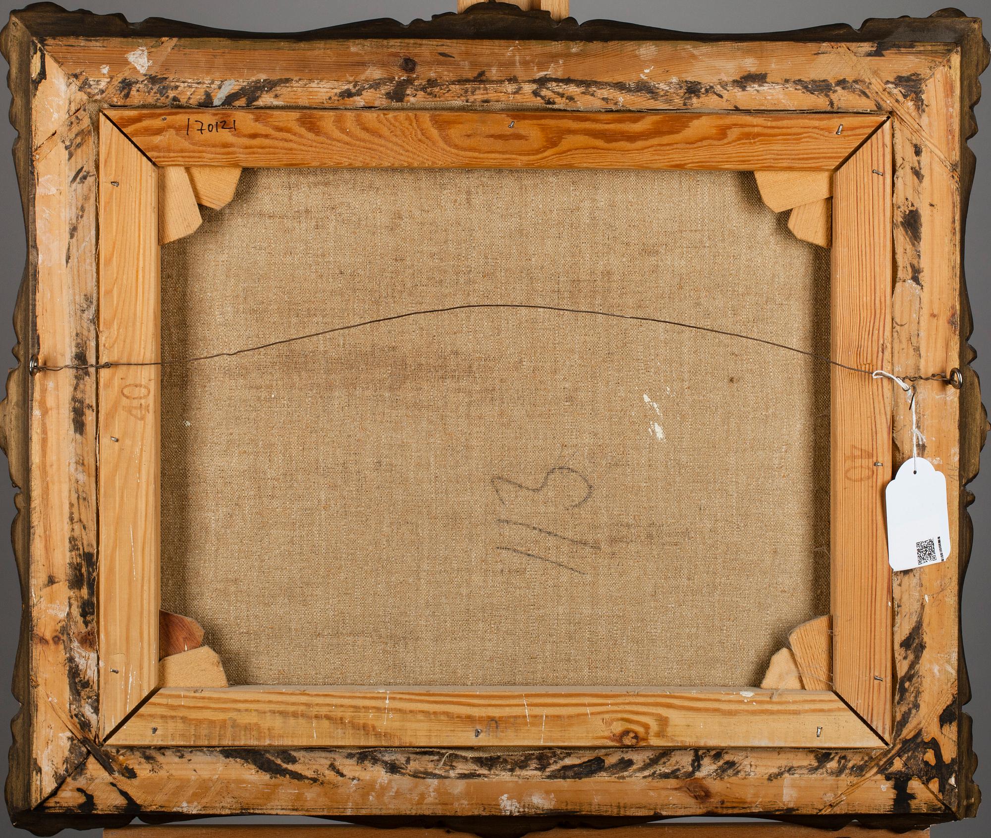 AARNE ALANKO, olja på duk, signerad och daterad -48.