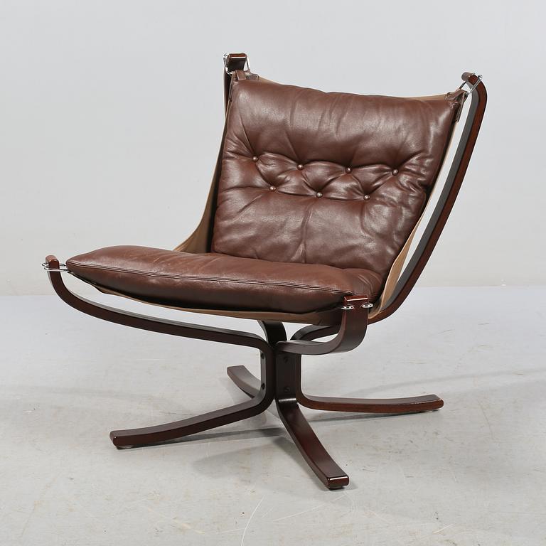 FÅTÖLJ, "Falcon chair", Sigurd Russel, Vatne möbler, 1970-tal.