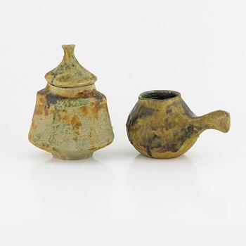 Nino Caruso, lockskål samt kanna, keramik, Italien, 1990-tal.
