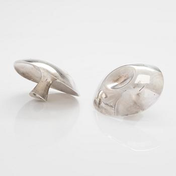 Tapio Wirkkala, A pair of silver candlesticks, Helsinki 1956.