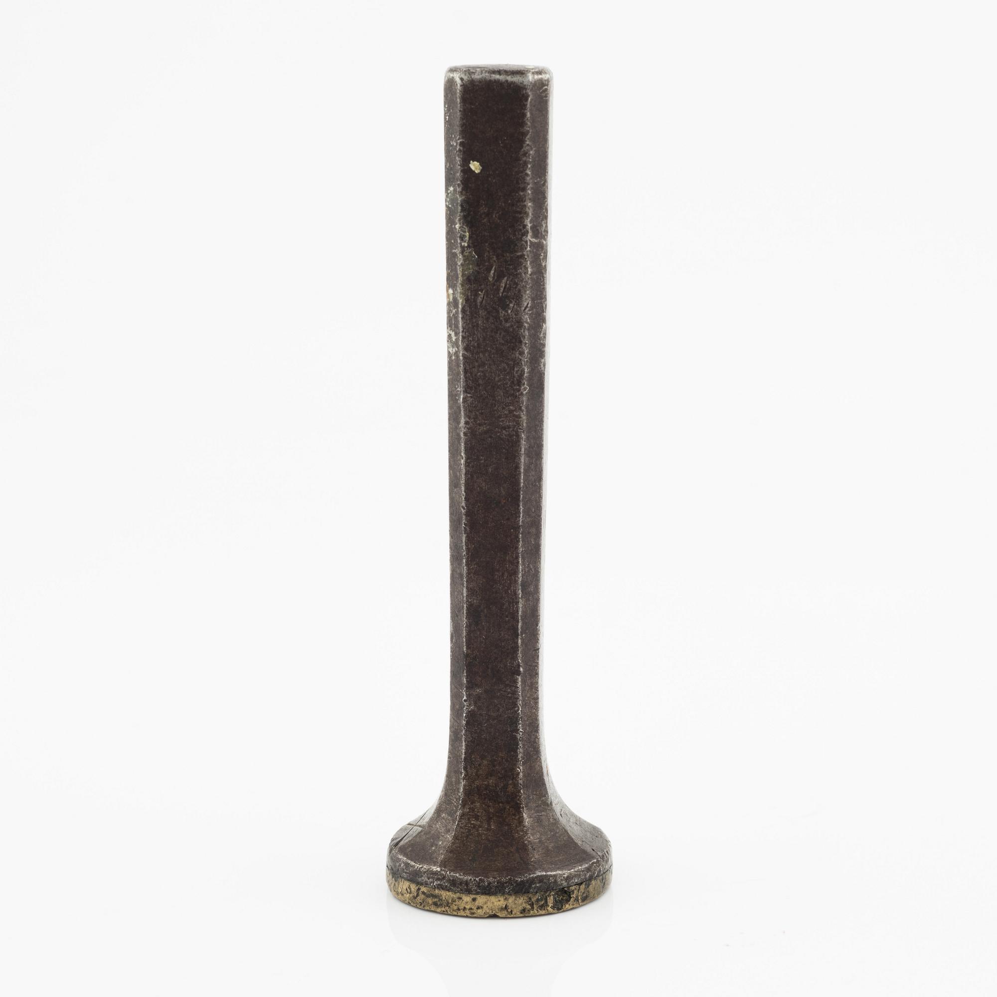 Seal, likely from Germany, for an unidentified baronial family, circa 1700.