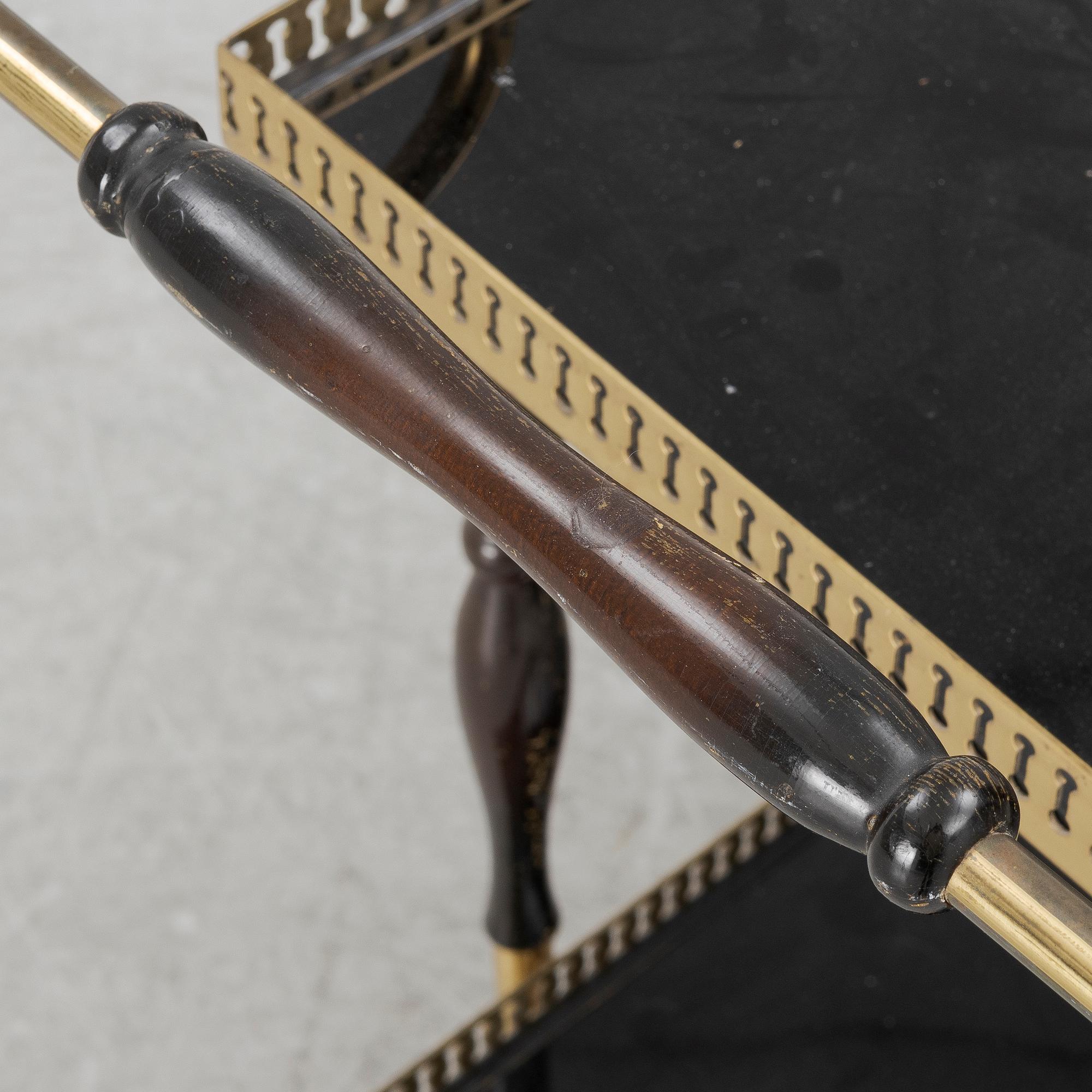 A drink trolley second half of the 20th century.