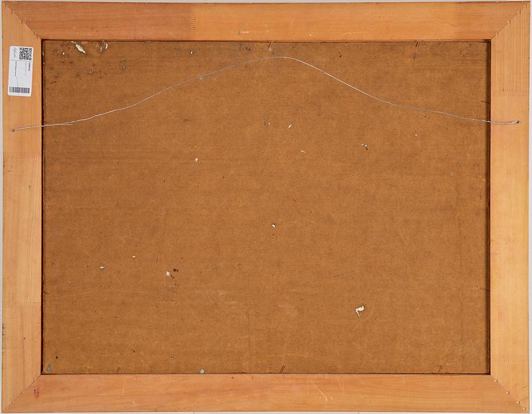 Ragnar Person, olja på pannå, signerad RP.