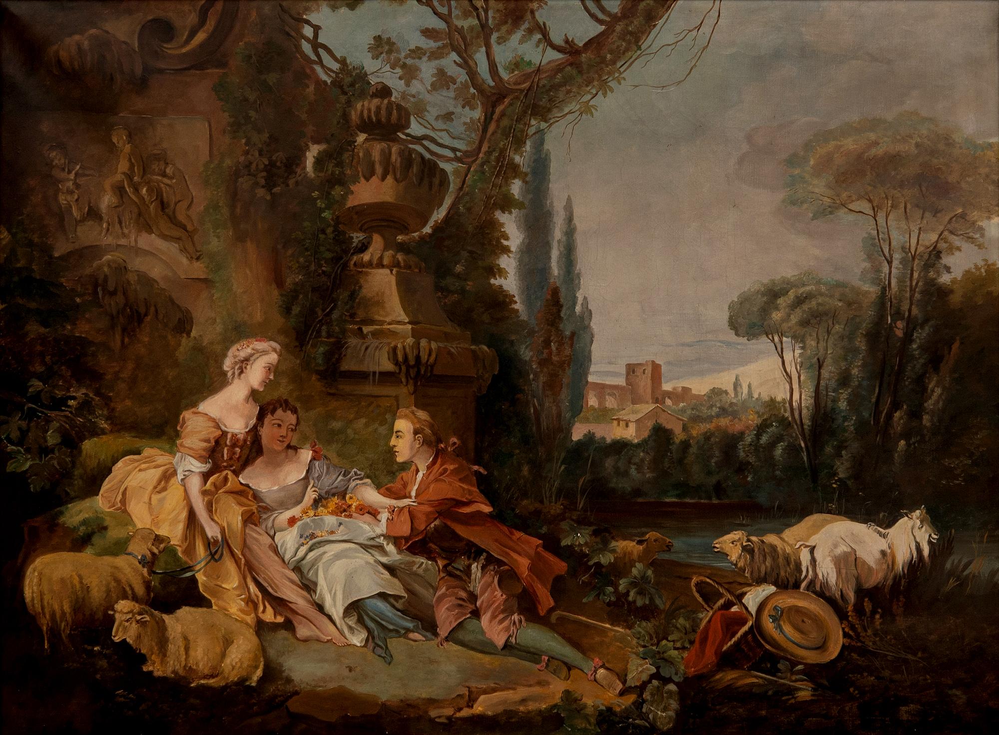 Francois Boucher,  efter "Höstpastoral".