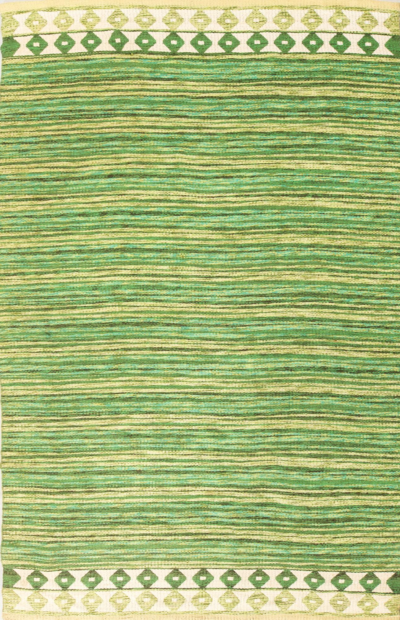 Matta dubbelsidig 1900-talets mitt ca 236x156 cm.