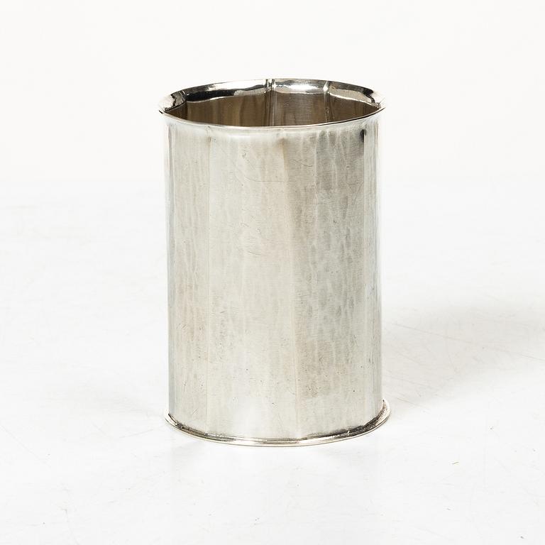 Bengt Liljedahl, a sterling silver vase, Sweden, 2006.