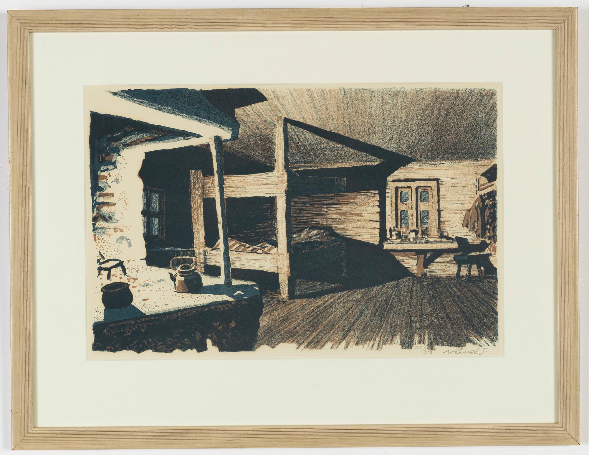 Roland Svensson, 3 litografier, signerade och numrerade.