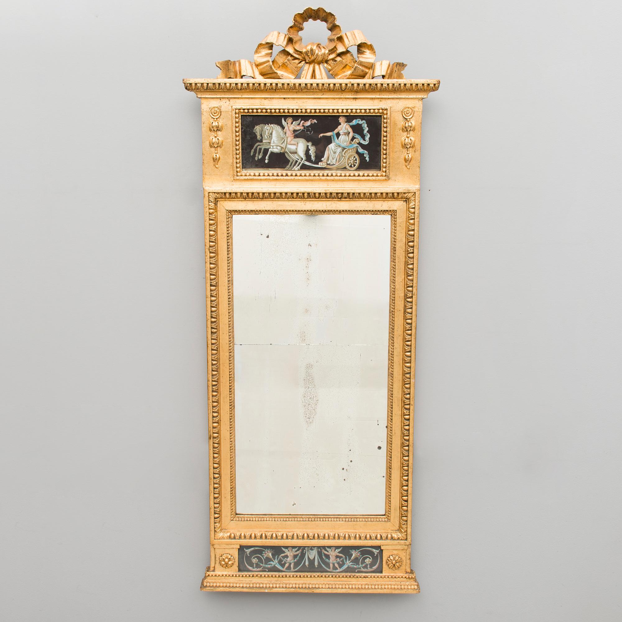 GUSTAVIANSK SPEGEL, 1700-TALETS SLUT, SVERIGE.