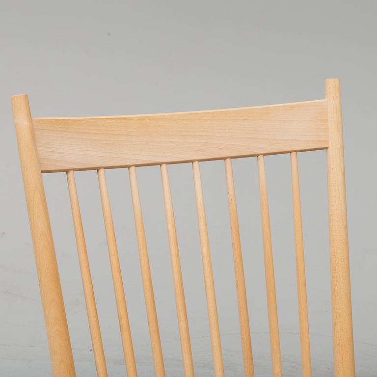 HANS J WEGNER, a model J16 rocking chair.