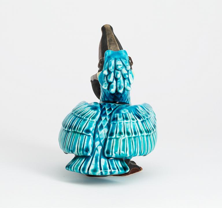 A Gunnar Nylund stoneware figure of a pelican, Rörstrand.