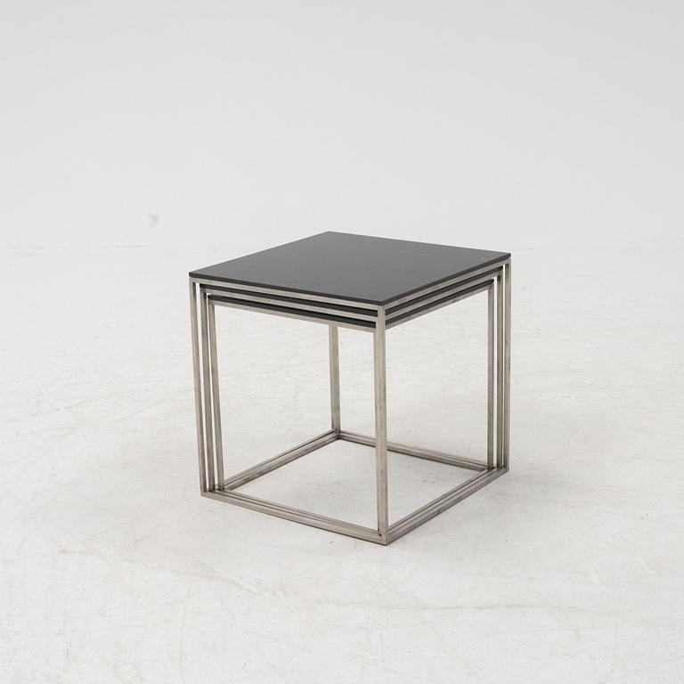 Poul Kjaerholm, a 'PK-71' nest table from Fritz Hansen, 2008.