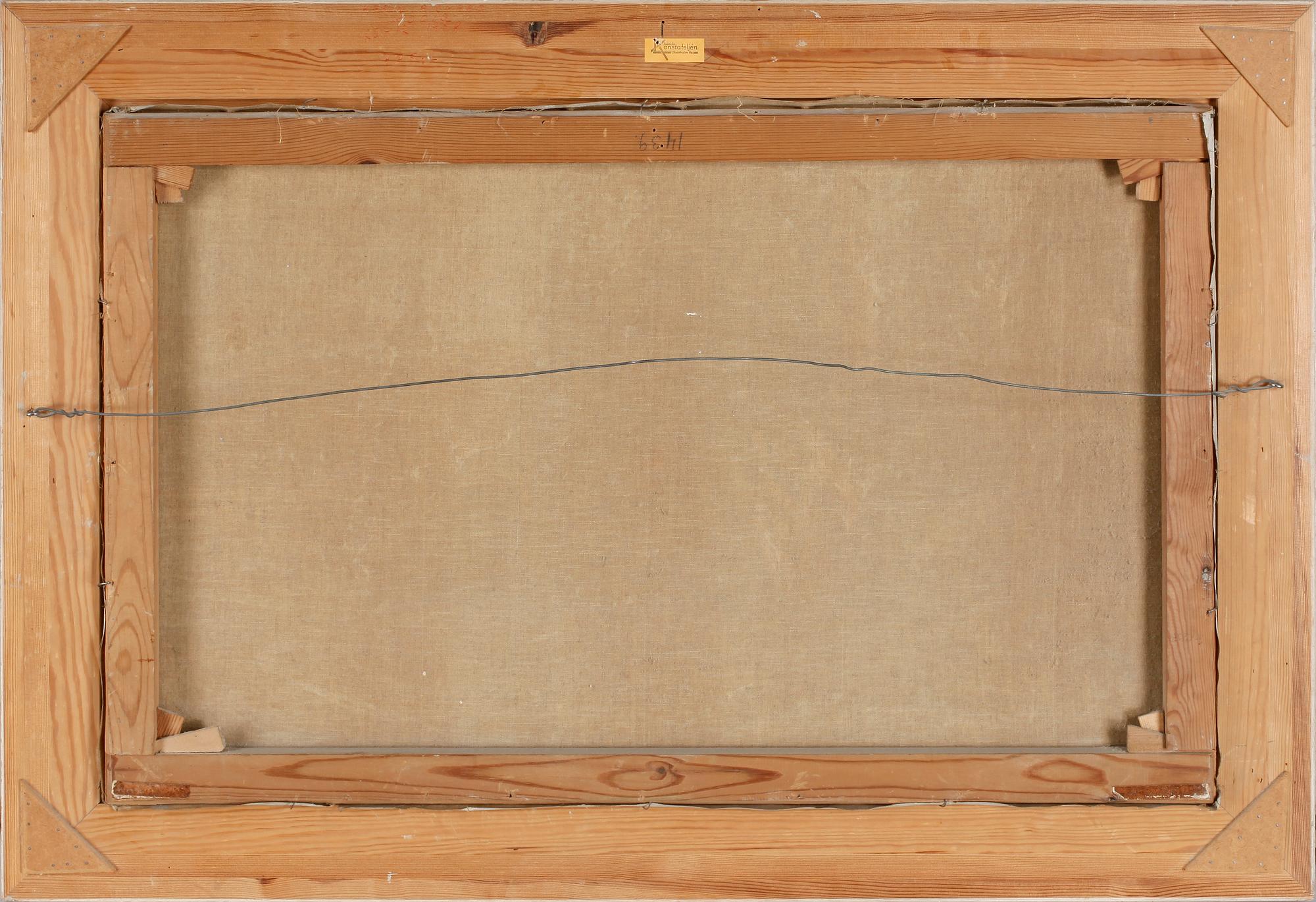 CARL BRANDT, olja på duk, signerad.