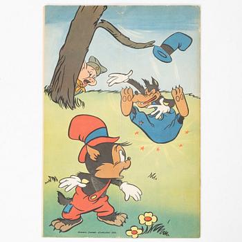 Comic book, “Kalle Anka & Co”, No. 8, 1950.