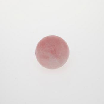 ÄGG, 14 st, och KULA, glas och sten, 1900-talets senare hälft.