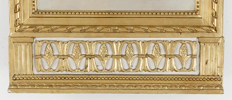 SPEGEL, sengustaviansk, omkring 1800.