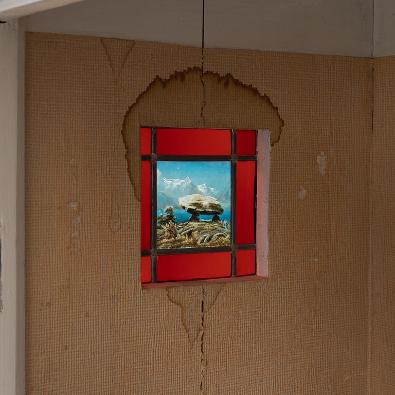 A dollhouse, previously owned by Countess Andrea Mörner (née Wallenberg), early 20th century.