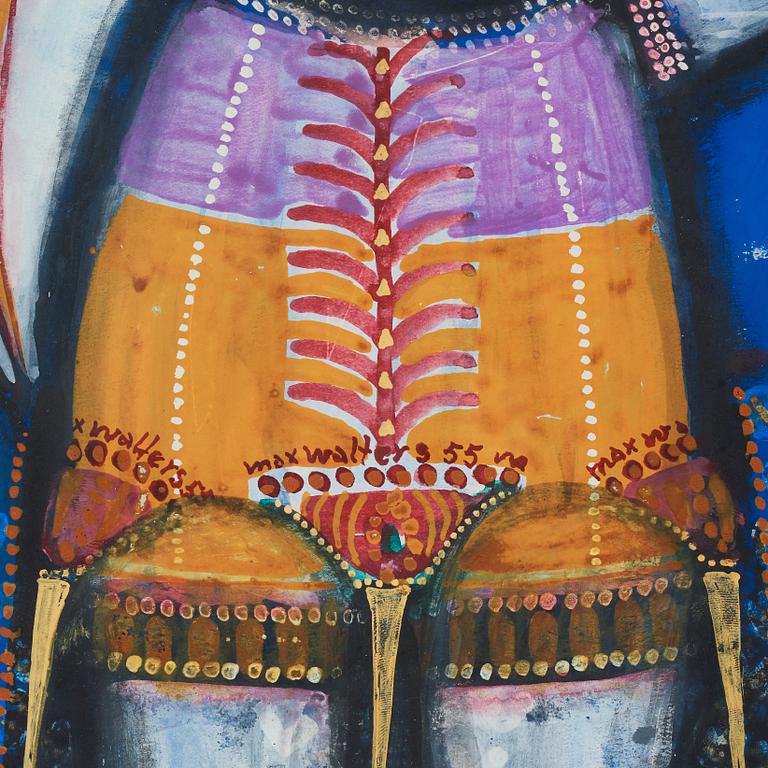 MAX WALTER SVANBERG, gouache, signerad Max Walters och daterad 55.