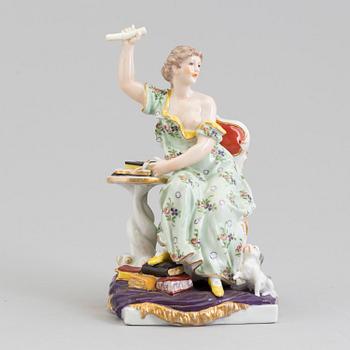 A German porcelain figurine, Dressler, Kister & Cie, circa 1900.